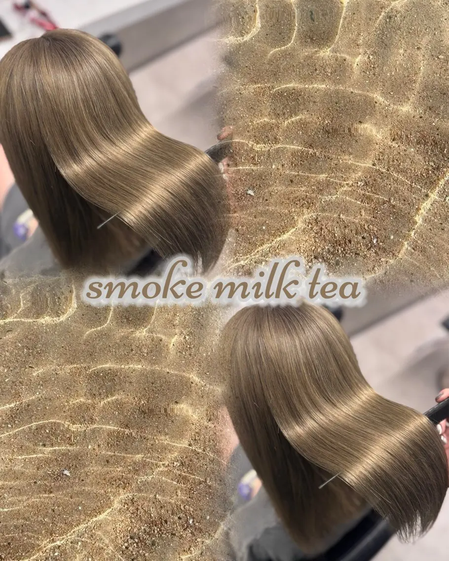 ミディアム カラー カット ヘアカラー 髪質改善カラー 🕊️SOMAのヘアスタイル