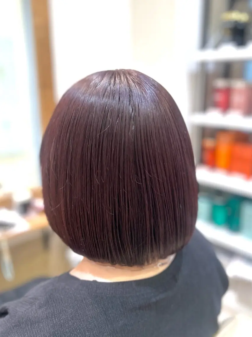 カラー ヘアカラー トリートメント 暖色/ダブルカラー 💜 Sena 🫧のヘアスタイル