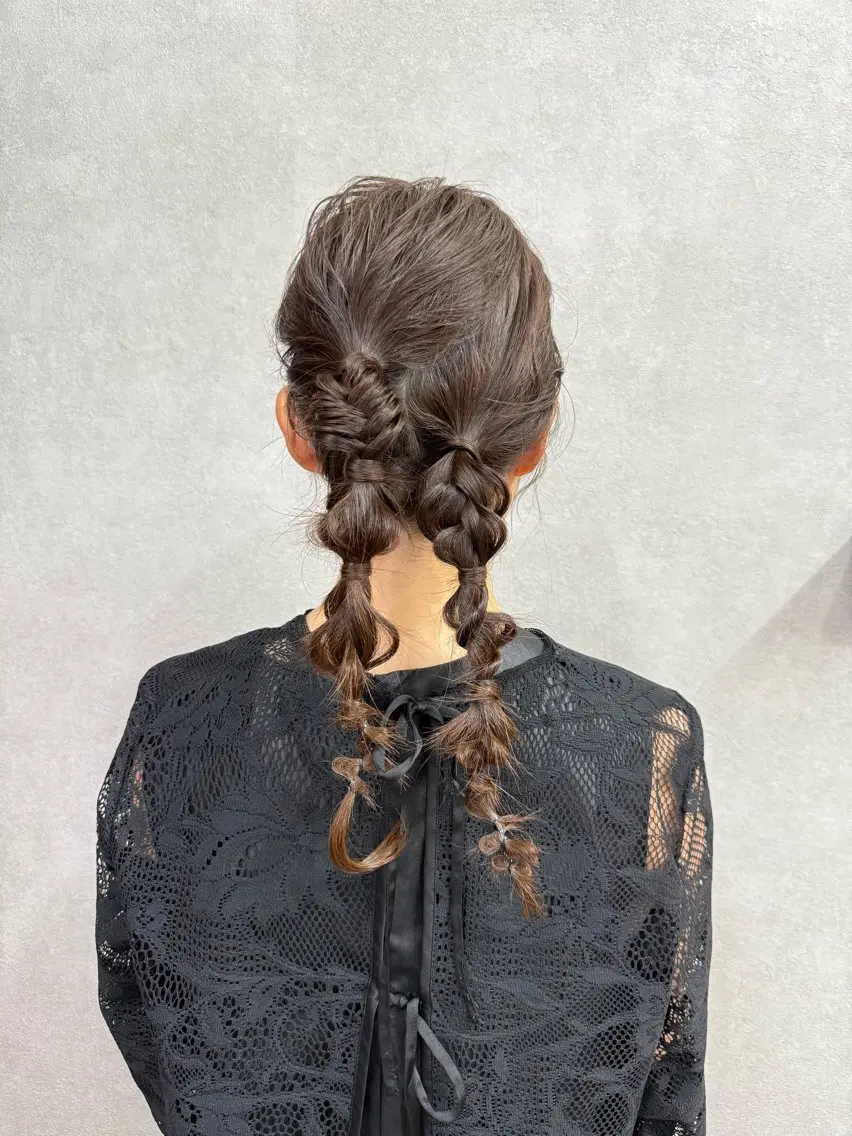 ロング ヘアアレンジ ヘアセット まとまるボブ🌼 アレンジ🌼鴨下穂香のヘアスタイル
