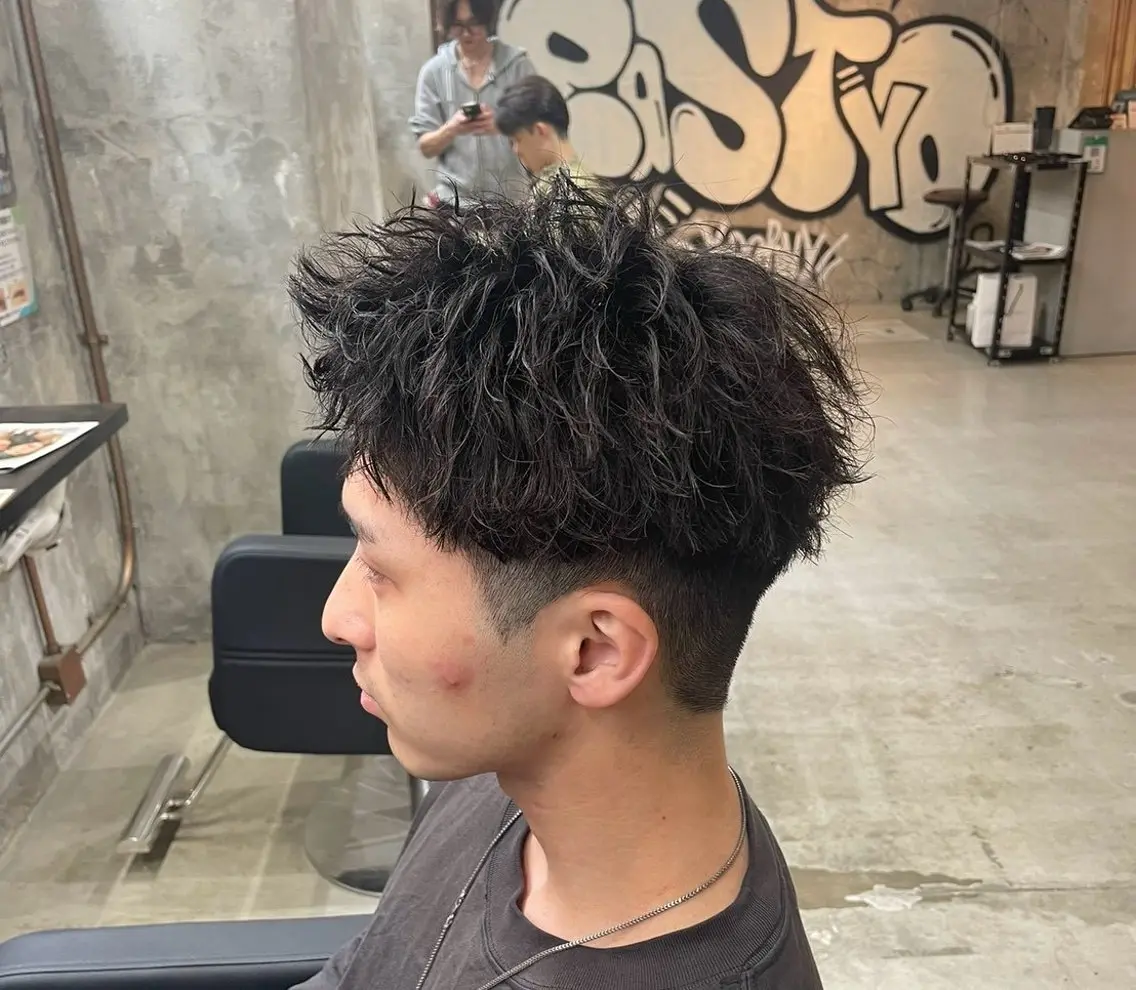 【🪄カットパーマモデル募集中✂️】メンズピンパーマの写真