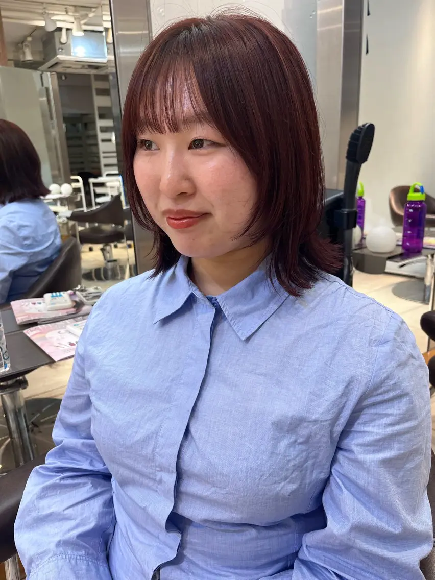 ミディアム カットモデル募集中 MIYUUのヘアスタイル