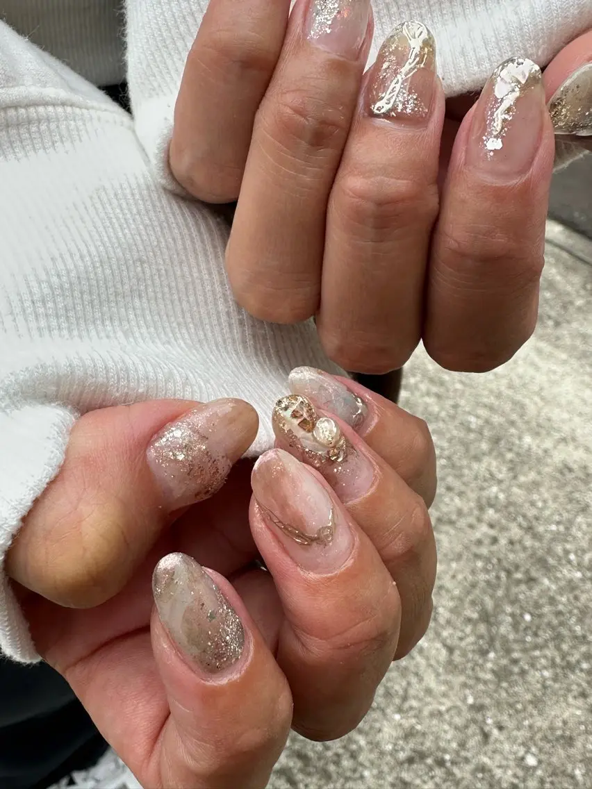 ネイル 持ち込み ハンドネイル ꒰ঌ໒꒱ ˖ ࣪⊹ eRikaのネイルデザイン