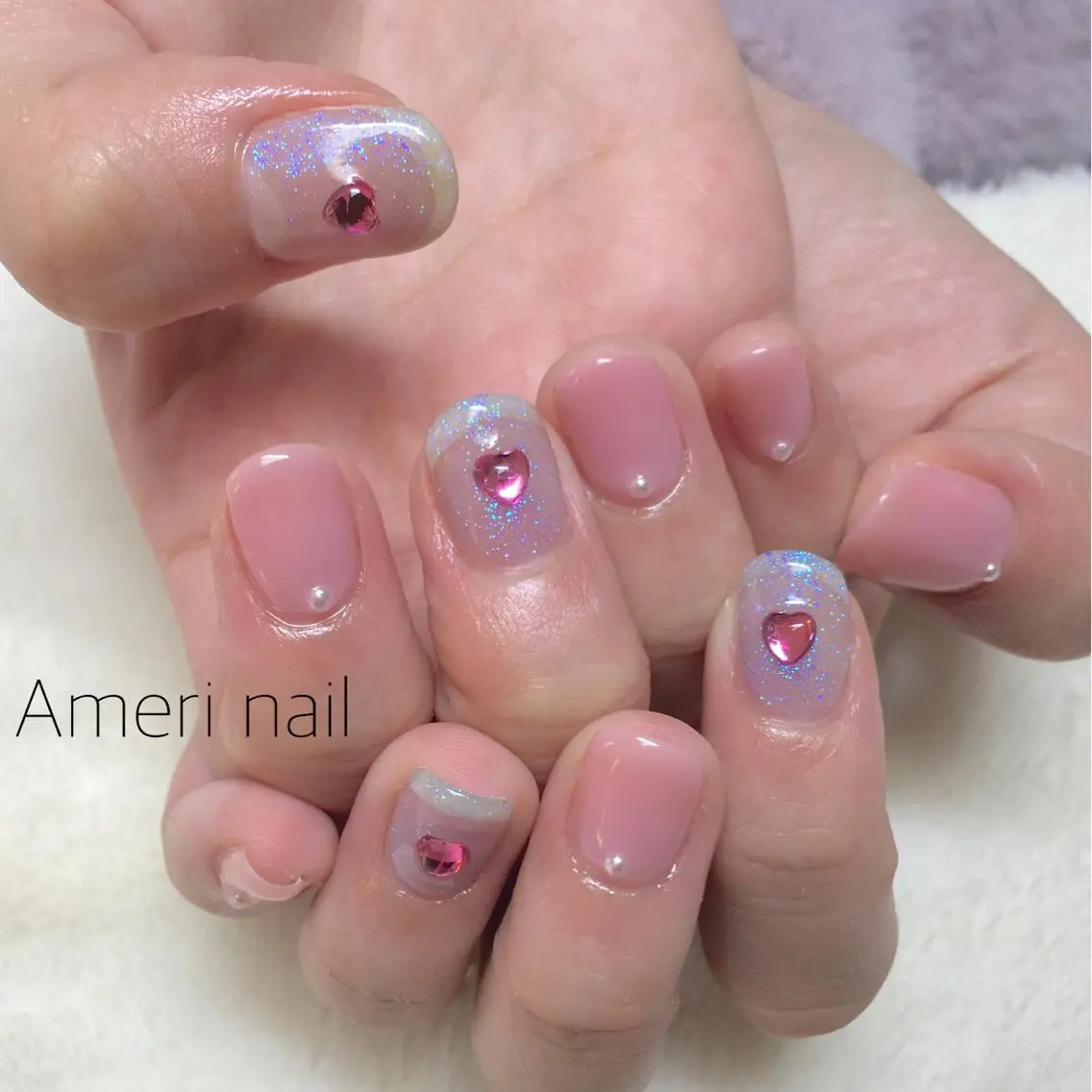 ネイル シンプルネイル Ameri nail /UKIのネイルデザイン