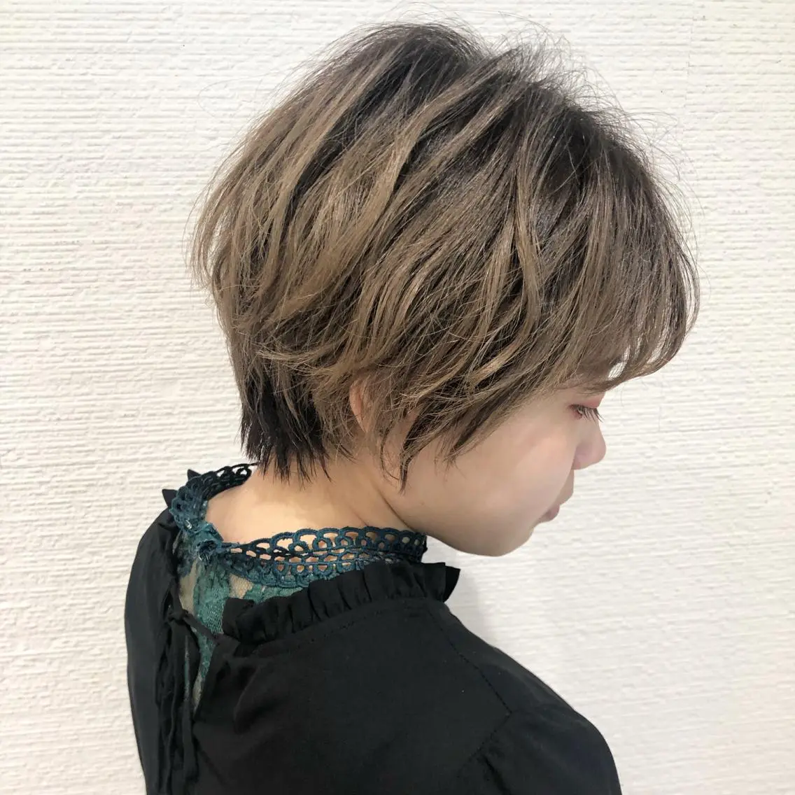 ショート カラー 似合わせカット/ レイヤーカット/新谷のヘアスタイル