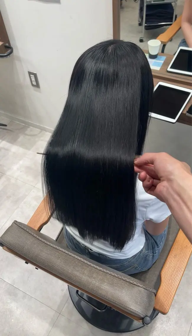 【毎日のお手入れを時短に‼️】縮毛矯正✨️の写真