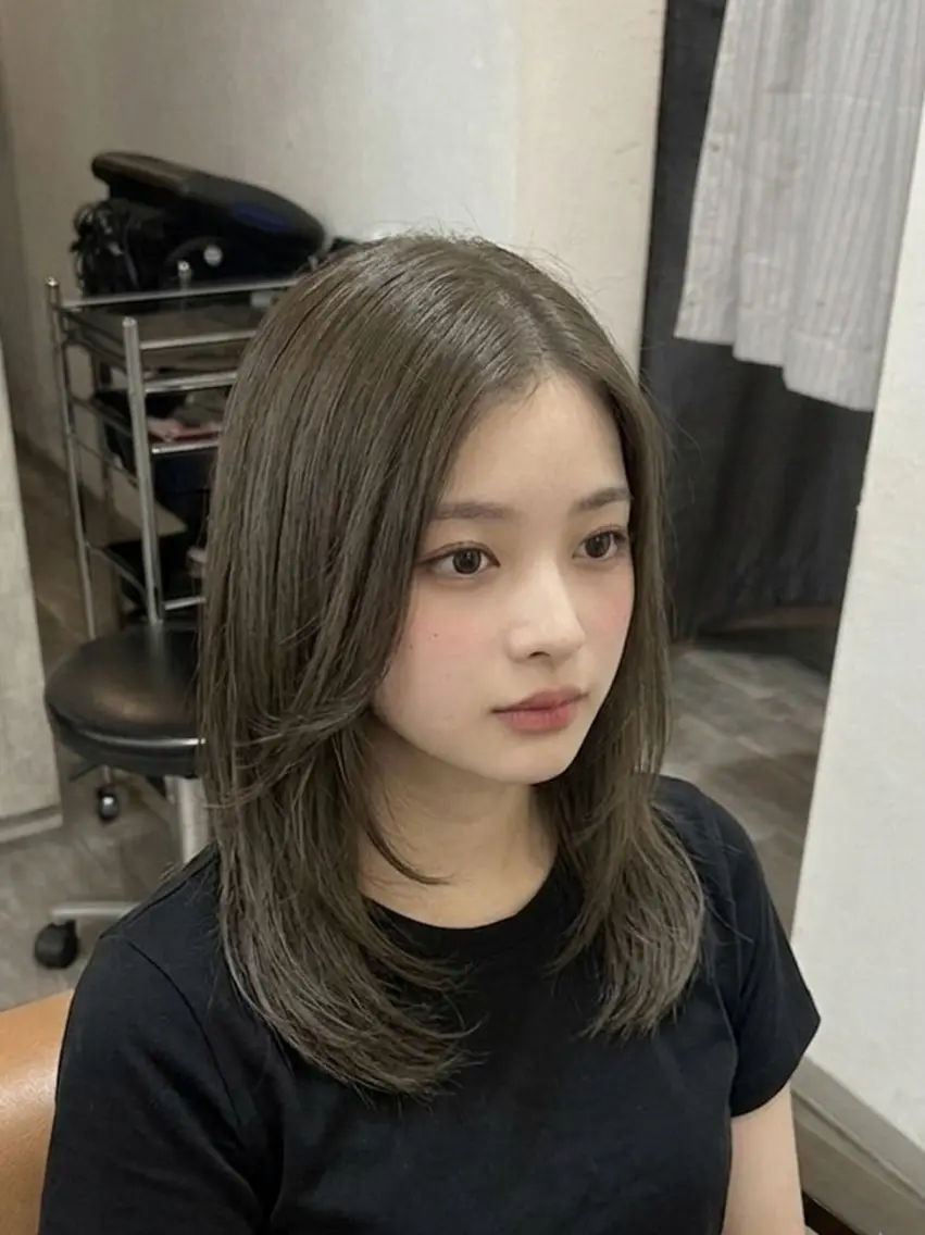 ミディアム カラー カット ヘアカラー トリートメント 【名古屋】カット募集 🍒ちぇりー🍒のヘアスタイル