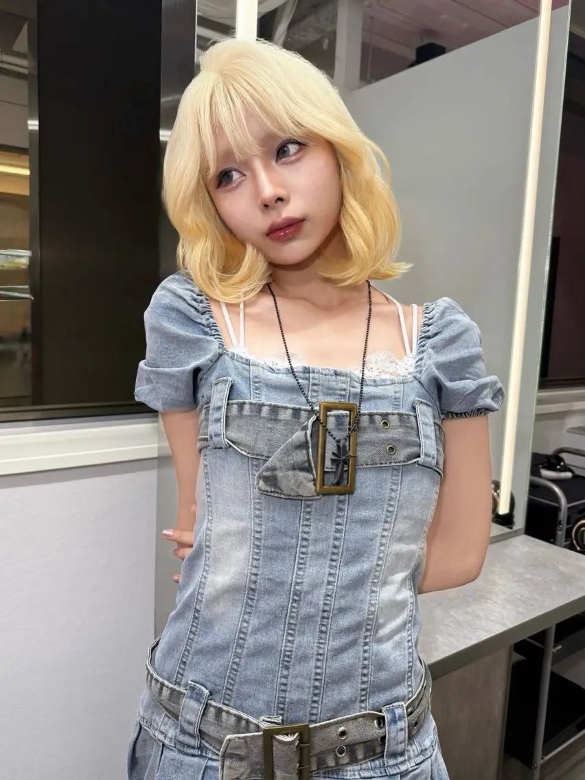 ✨️今だけこの価格✨️ブリーチ＋カラー🖤の写真