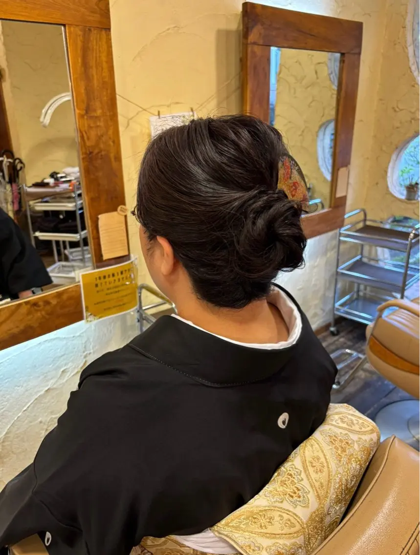 ロング 大鹿 数馬のヘアスタイル