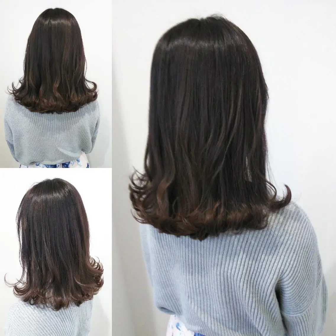 セミロング カラー パーマ ヘアアレンジ メンズ キッズ ネイル マツエク・マツパ メンズハイライト メンズ就活ヘア アディクシーカラー アッシュ ブルーカラー ヘアカラー トリートメント MEGUMI megumiのヘアスタイル