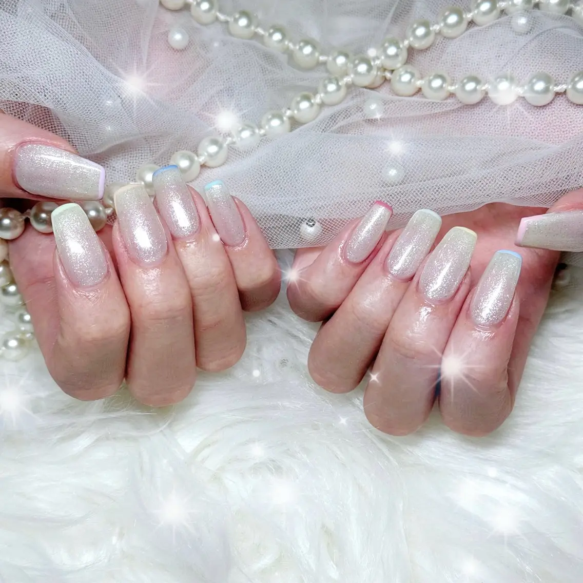 ネイル フレンチネイル ハンドネイル 🎀Mai 🎀のネイルデザイン