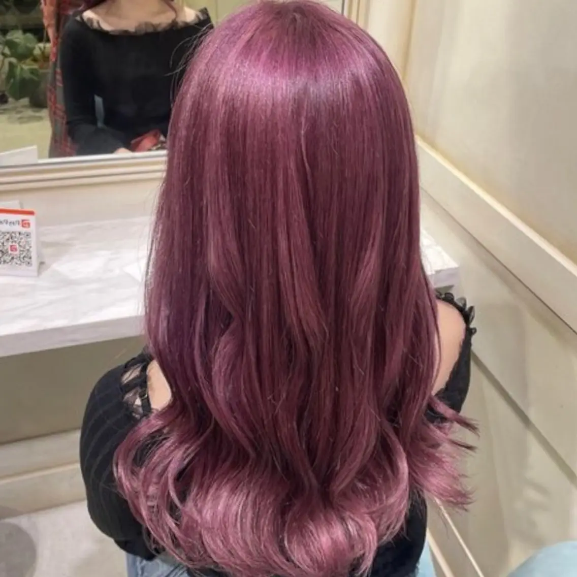 ロング カラー ラベンダーカラー ラベンダーピンク ピンクカラー ロング 💖ブリーチ/暖色 𝐘𝐮𝐢💖のヘアスタイル