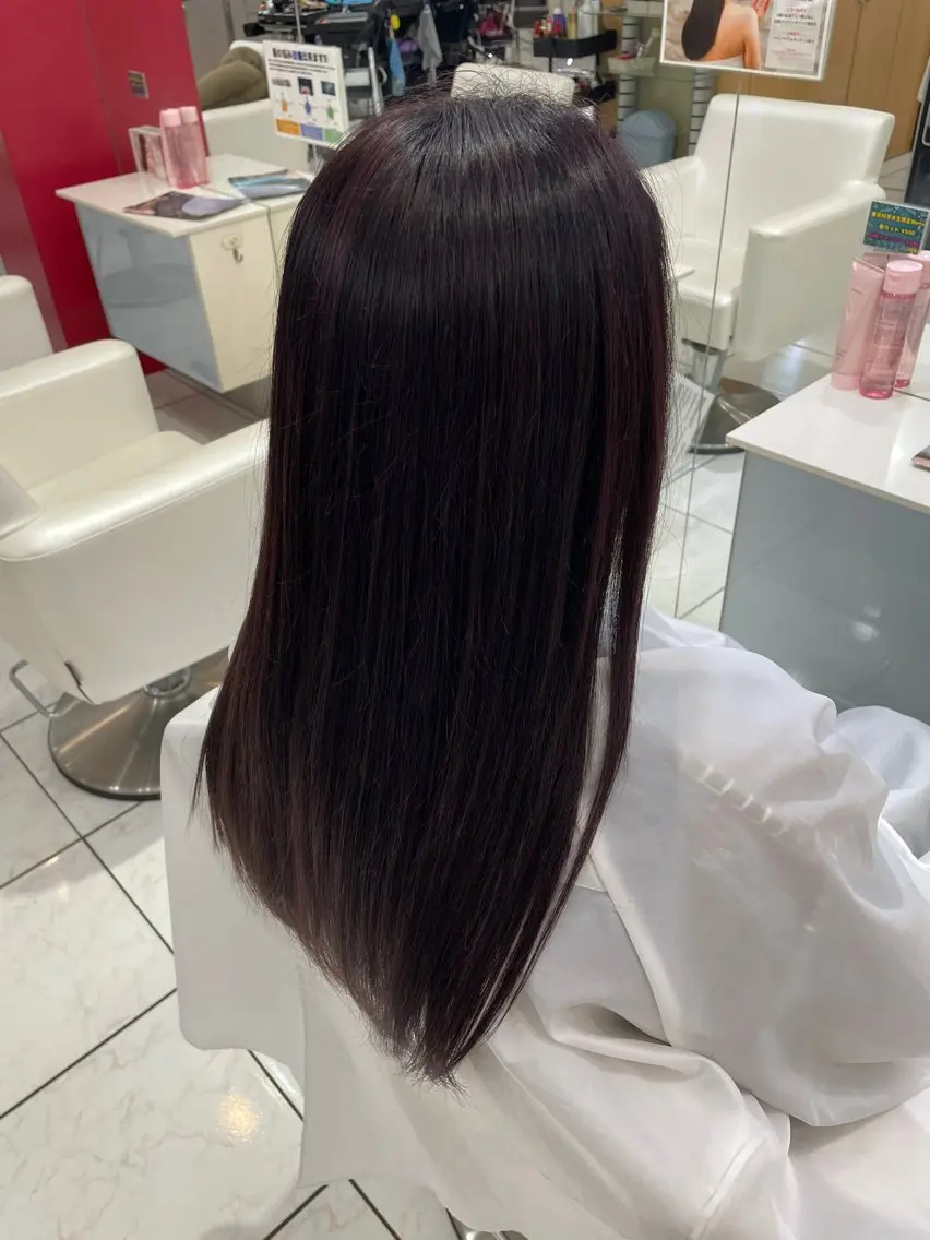 ロング カット/カラー🍊 モデル募集/馬場遥佳のヘアスタイル
