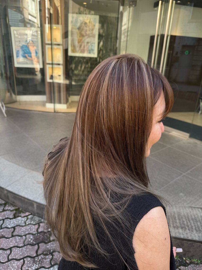ロング ハイライト ヘアカラー DECOR おりん丸。のヘアスタイル