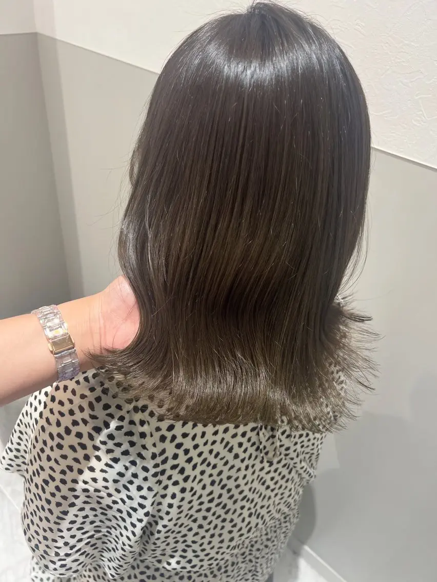 ミディアム ヘアカラー トリートメント 韓国モテhair🍑 momoのヘアスタイル