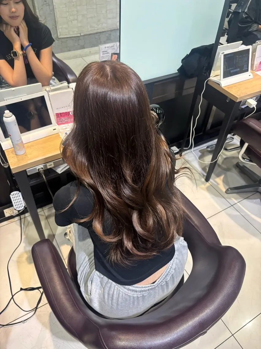 ロング カラー ヘアカラー 透明感ダブルカラー/ レイヤー💕miyuのヘアスタイル