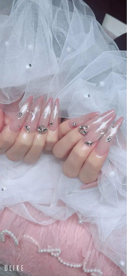 ネイル スカルプネイル ハンドネイル RiLion💗 Risa🦋💜のネイルデザイン