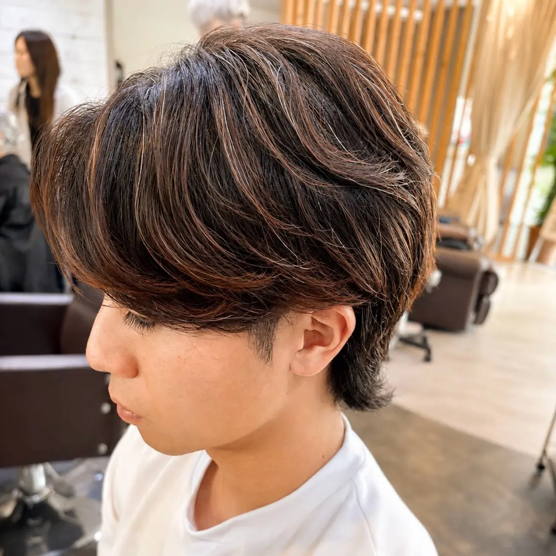 ショート ウルフカット カット 加藤 大貴のヘアスタイル