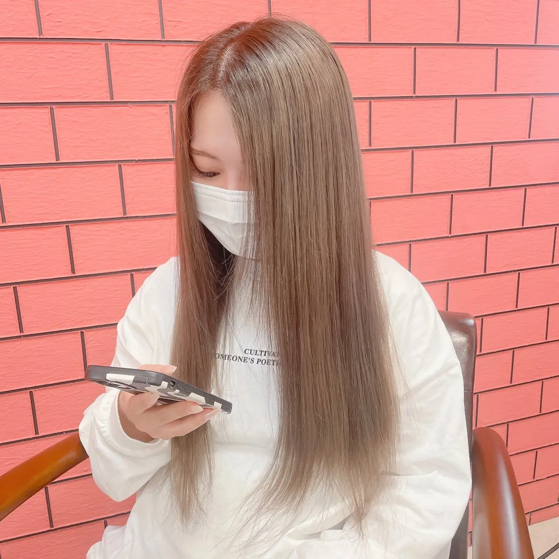 ロング カラー バレイヤージュ ブリーチ ケアブリーチ ダブルカラー イヤリングカラー ヘアカラー トリートメント ブリーチの神 KYONのその他イメージ