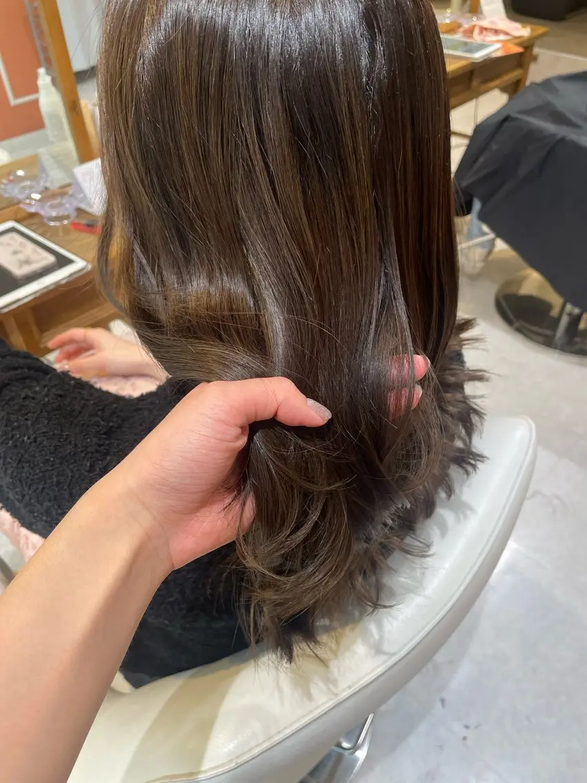 🫧minimo限定クーポン🫧イルミナカラー＋トリートメント　※口コミ必須の写真