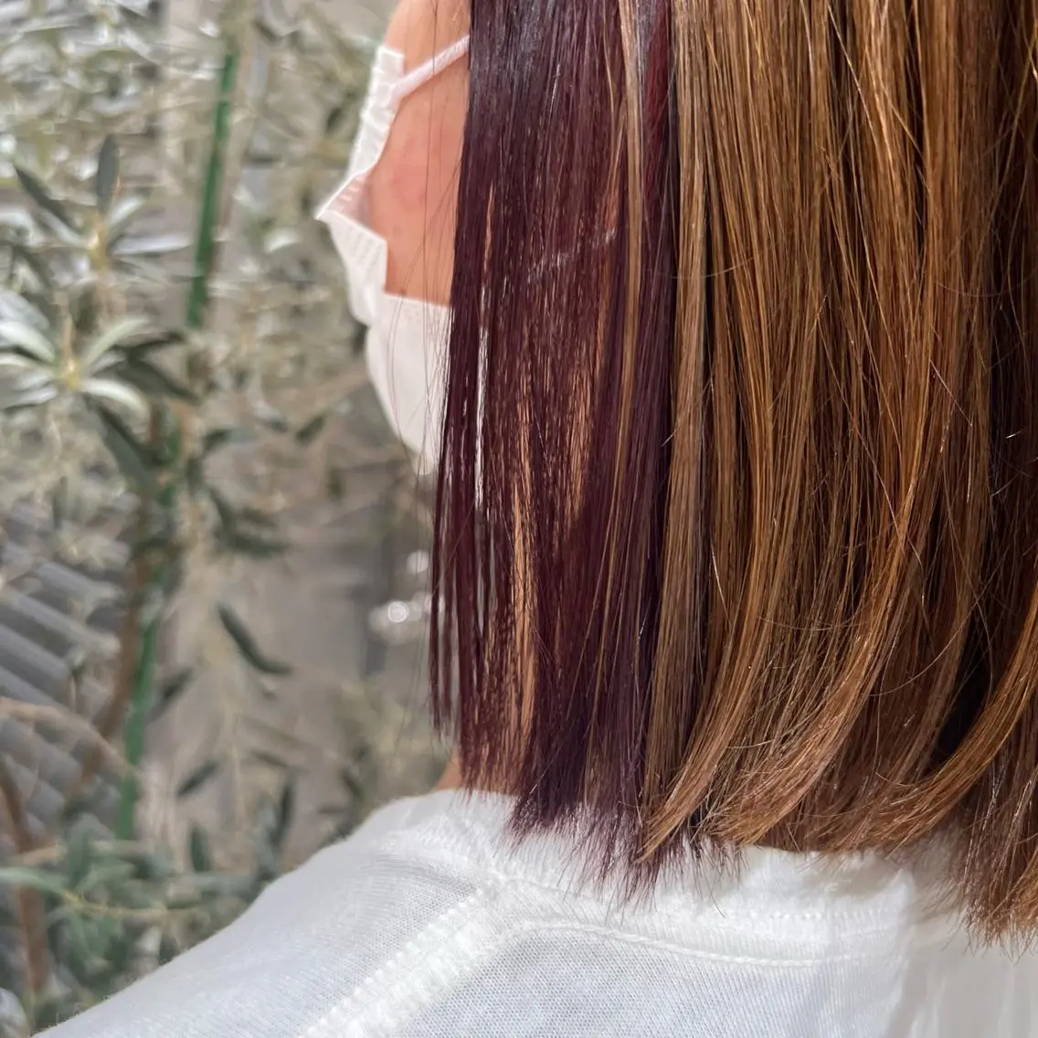 ショート カラー ヘアアレンジ 小白井 由美のヘアスタイル
