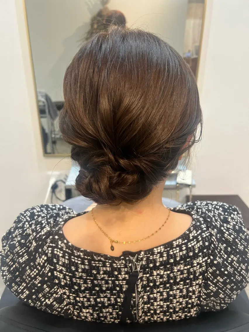 ヘアアレンジ ヘアセット ヘアメイクネイリスト hidemi中目黒のヘアスタイル