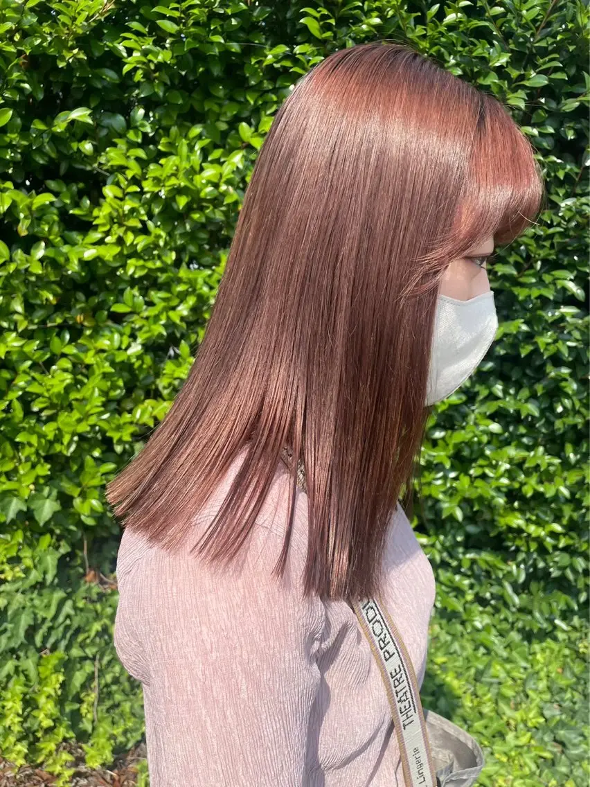 ミディアム カット ヘアカラー 脇田 志穂のヘアスタイル