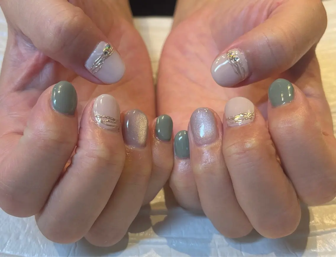ネイル ハンドネイル ouchi. de.nailのネイルデザイン