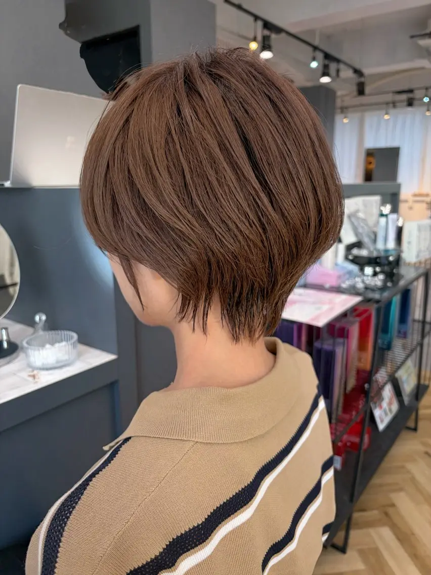 ショート 久保 佳乃のヘアスタイル