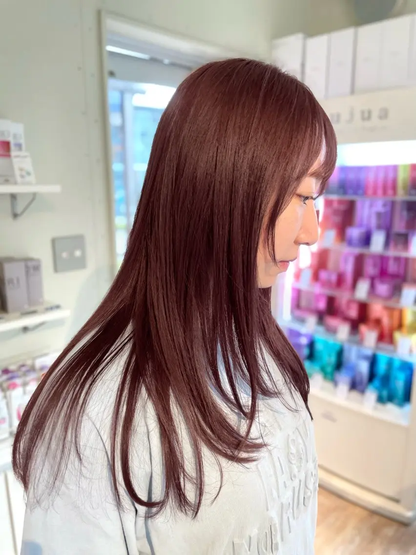 セミロング レイヤーカット カット ヘアカラー PayPay対応 kaito🍫のヘアスタイル