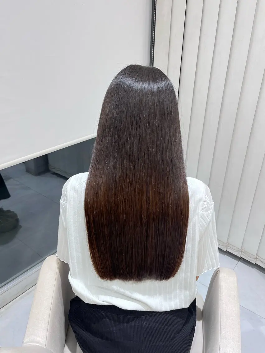 縮毛矯正の写真