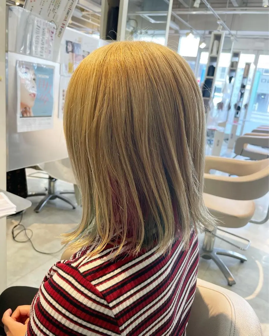 カット+ダブルカラー+前処理トリートメント付き✂️の写真