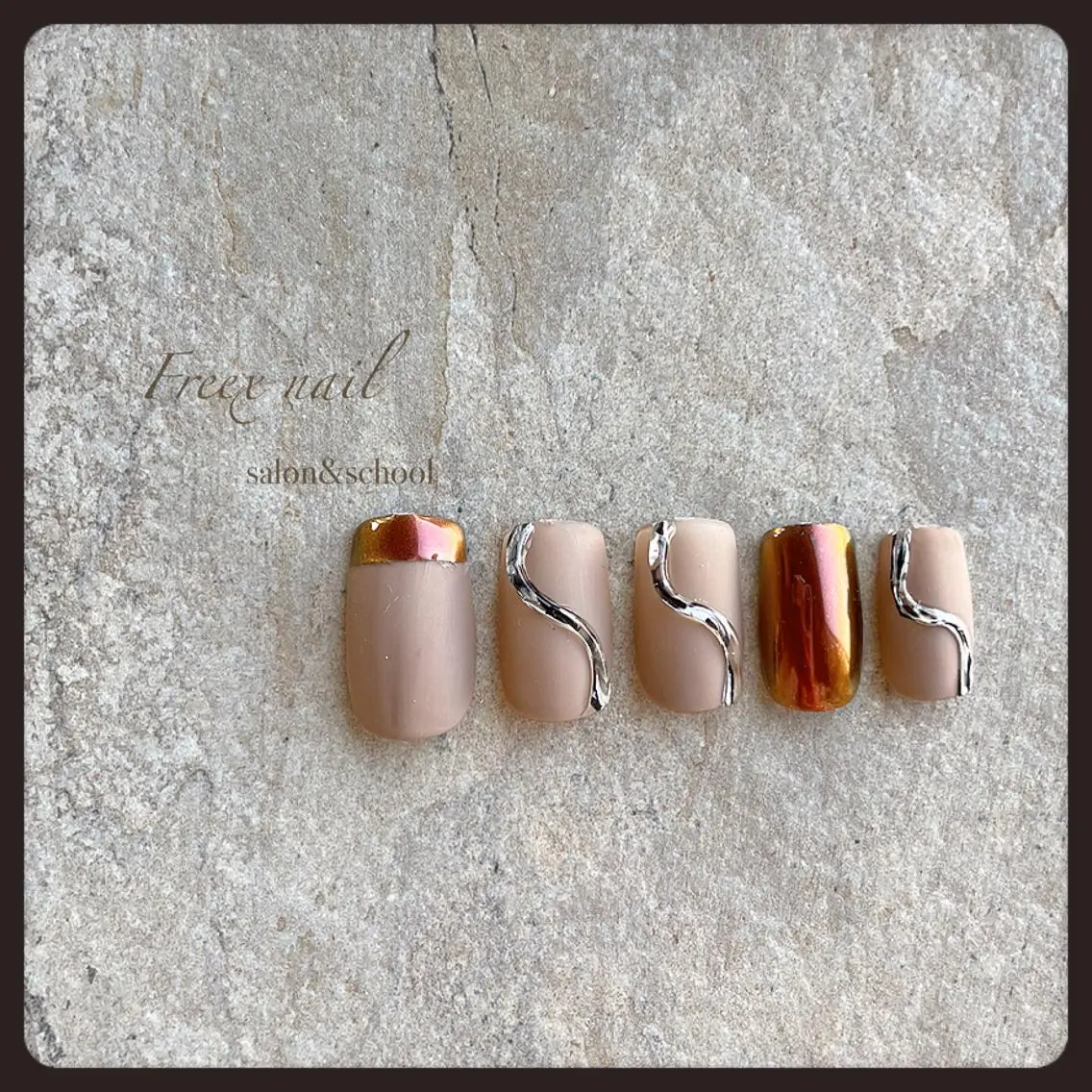 ネイル マットネイル ハンドネイル ハンドケア freex nail /ニュアンス/個性派のネイルデザイン