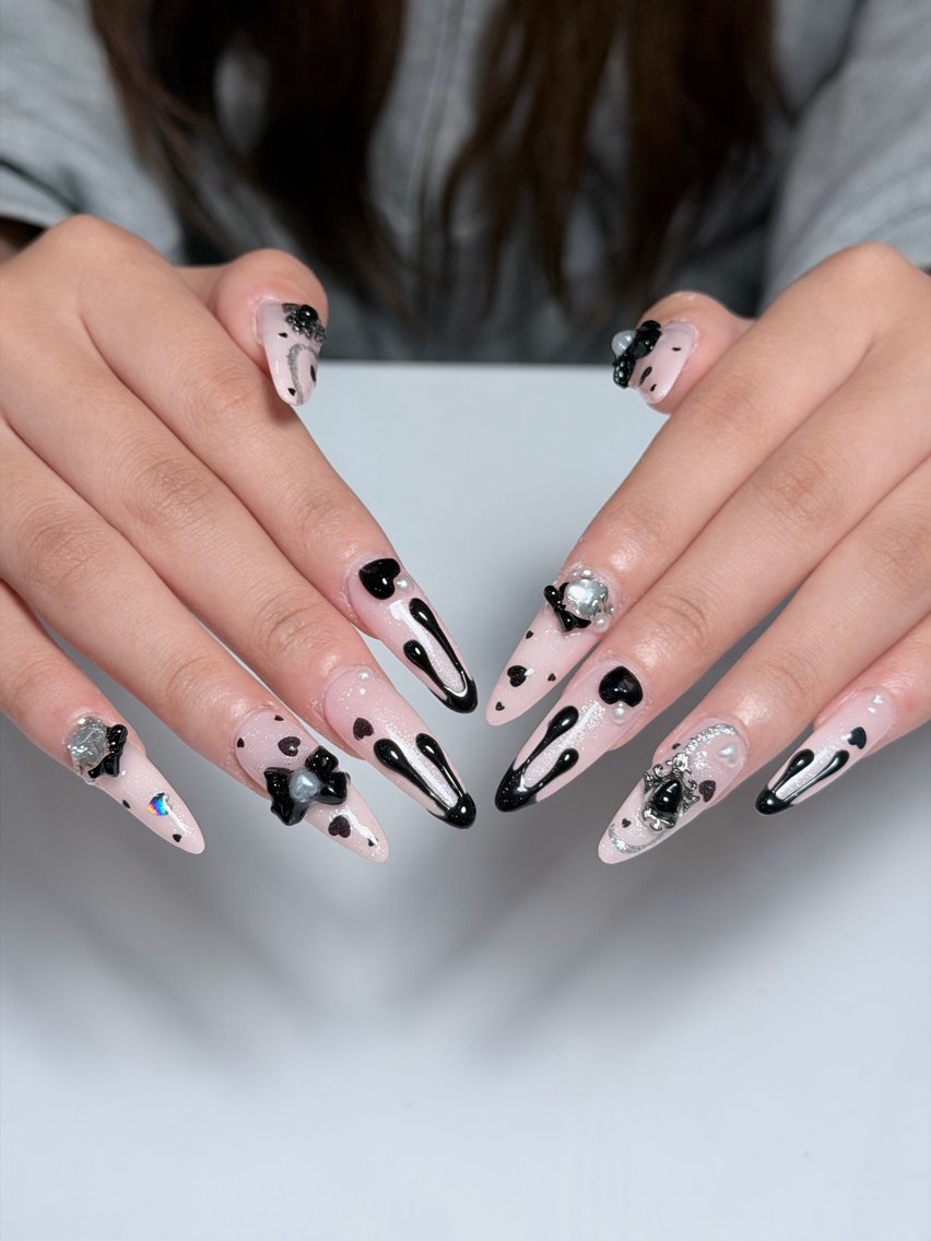 ネイル フットネイル フレンチネイル グラデーション 韓国ネイル ロングネイル ハンドネイル Miyabie' Nail Salonのネイルデザイン