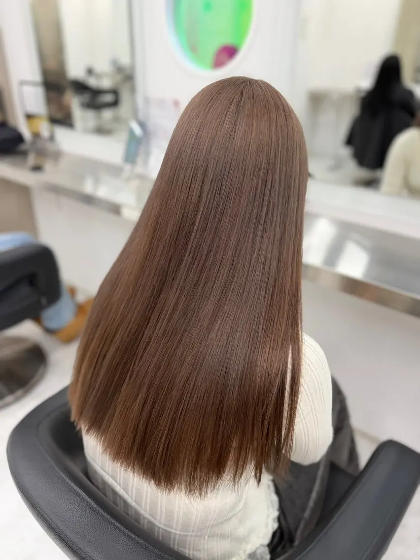 ロング カラー ヘアアレンジ ヘアカラー トリートメント ヘアセット 透明感カラー🎀艶髪 Anju/渋谷🎀のヘアスタイル