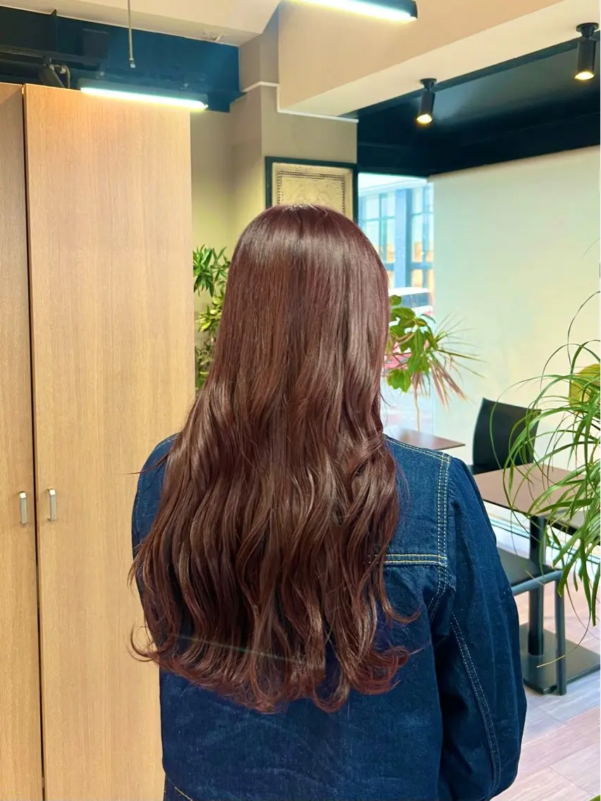 ロング カラー ブリーチ ヘアカラー arika ミズキのヘアスタイル