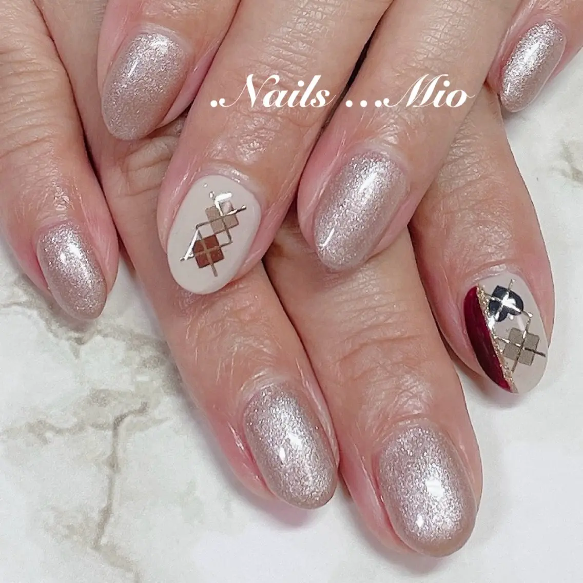 ネイル アートネイル ジェルネイル ワンカラーネイル .Nails Mio 赤羽西ネイルサロンのネイルデザイン
