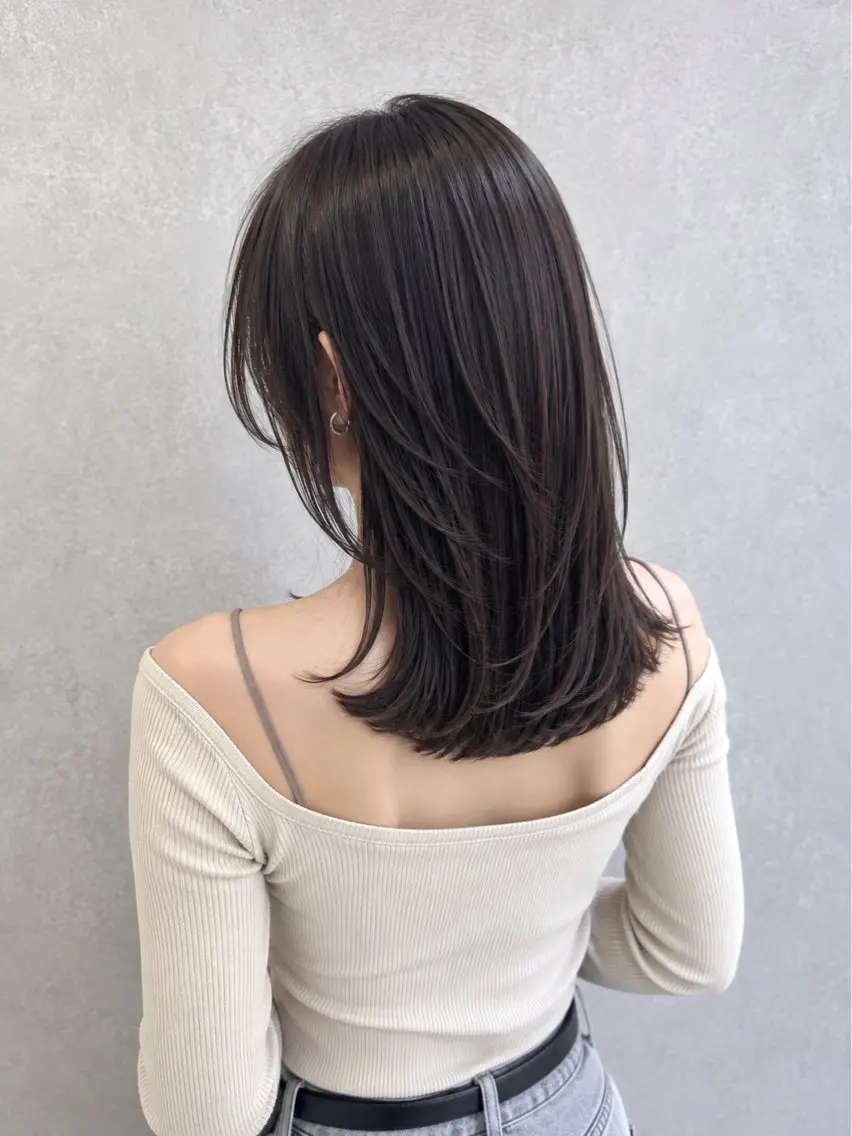 ミディアム カット トリートメント 【𝐀𝐬𝐡大森】 石崎竜祐のヘアスタイル