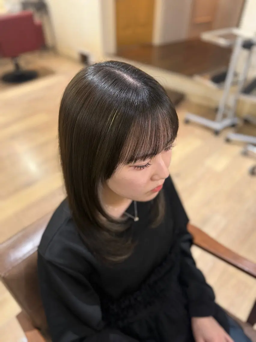 カラー グレージュ オリーブグレージュ オリーブグレー Plaatje🫧 碧のヘアスタイル