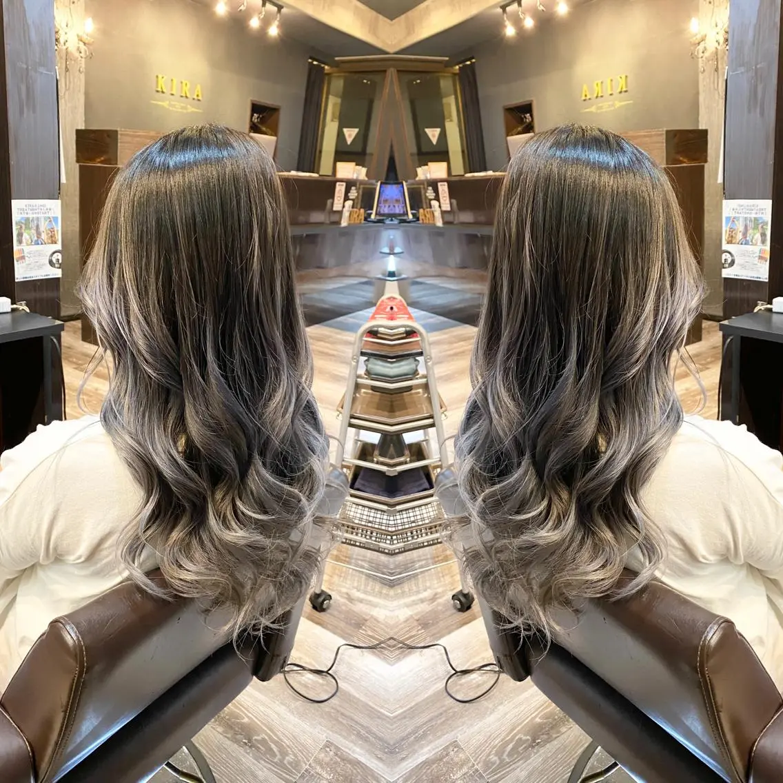 ロング カラー グラデーションカラー 【KIRAキラ】佐門  翔太のヘアスタイル