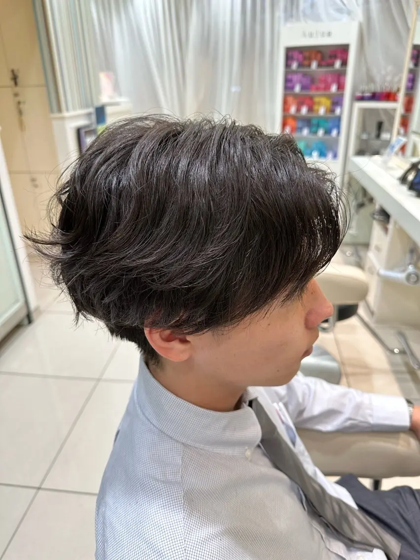 パーマ メンズ カルマパーマ メンズ韓国風 メンズパーマ ニュアンスパーマ 🍀メンズパーマ職人 池袋🍀Yuraのヘアスタイル