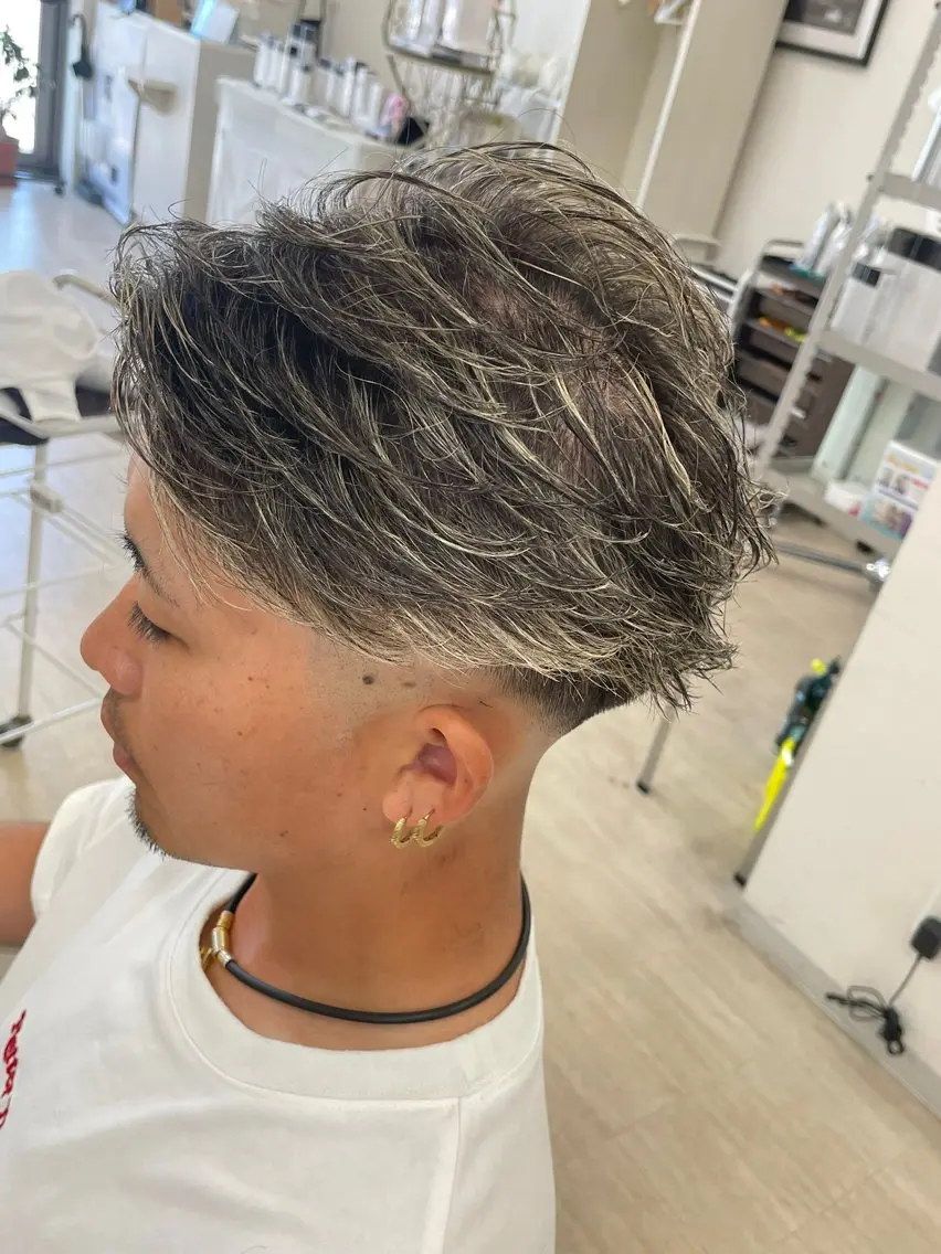 ショート ショートヘア カット パーマ 笠島 雄大のヘアスタイル