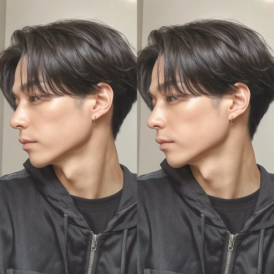 パーマ メンズ センターパート メンズパーマ AI 高田馬場店のヘアスタイル