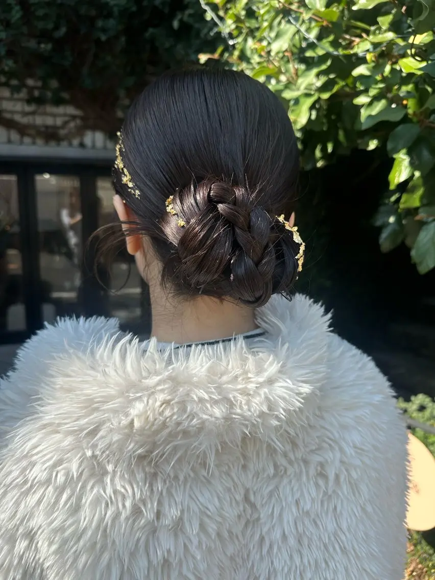 ロング ヘアセット 鈴木 詩穂のヘアスタイル