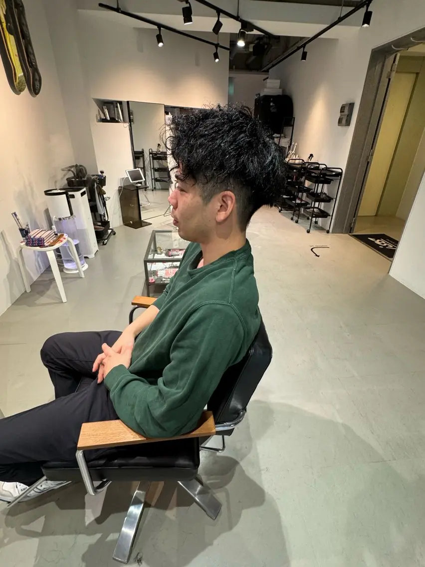 ショート パーマ メンズ Mizuki Yajimaのヘアスタイル