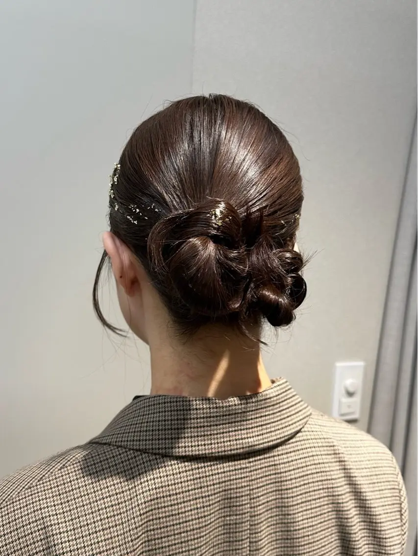 ヘアアレンジ ヘアセット 💎Code.💎 risa🪄のマツエク・マツパデザイン