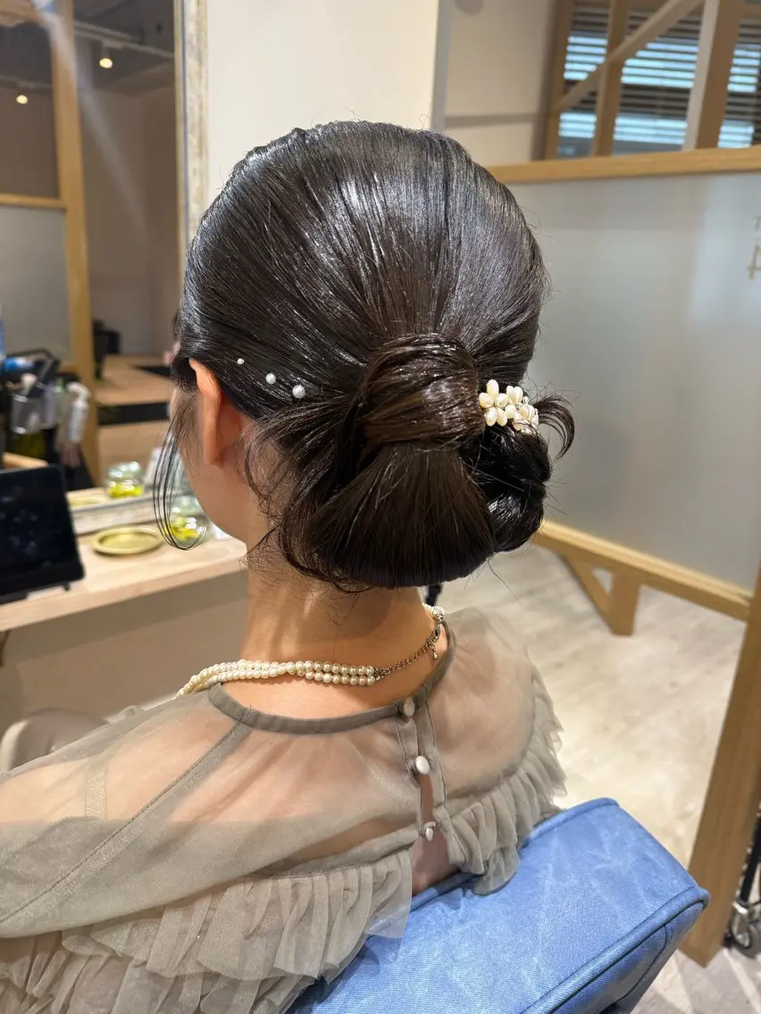 ロング ヘアアレンジ ヘアセット Connect Rumiのヘアスタイル