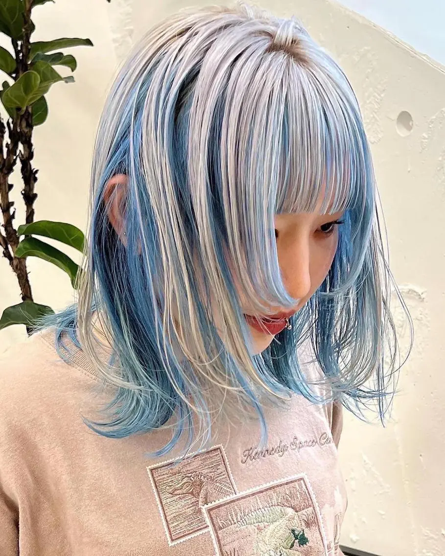 似合わせカット+ケアカラー(デザインカラー)+TOKIOトリートメントの写真