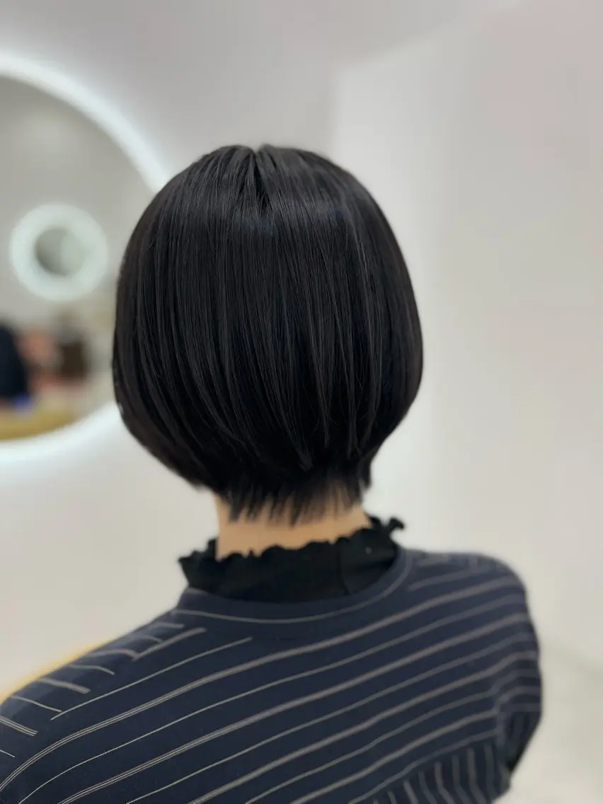 ショート カラー カット ヘアカラー トリートメント ✄﻿aini天王寺 ✄﻿ゆ乃のヘアスタイル