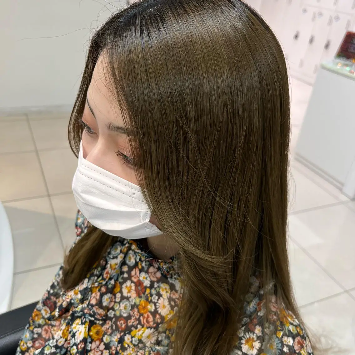 ロング かきあげバング ロング サイドバング 【メンズ縮毛矯正/ Ryoka】のヘアスタイル
