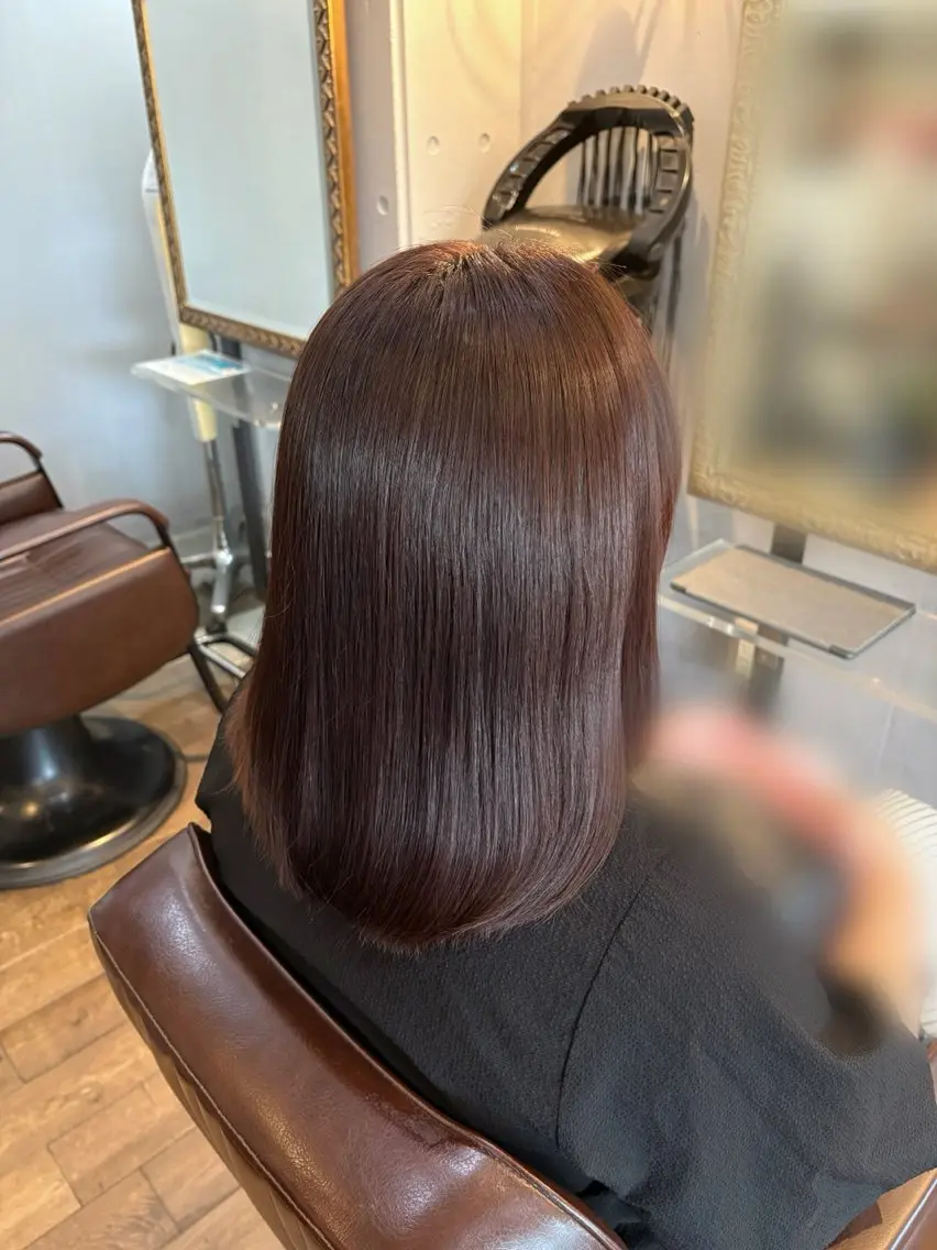 カラー ベージュカラー 透明感カラー ラベンダーカラー ヘアカラー トリートメント 森田 美海のヘアスタイル